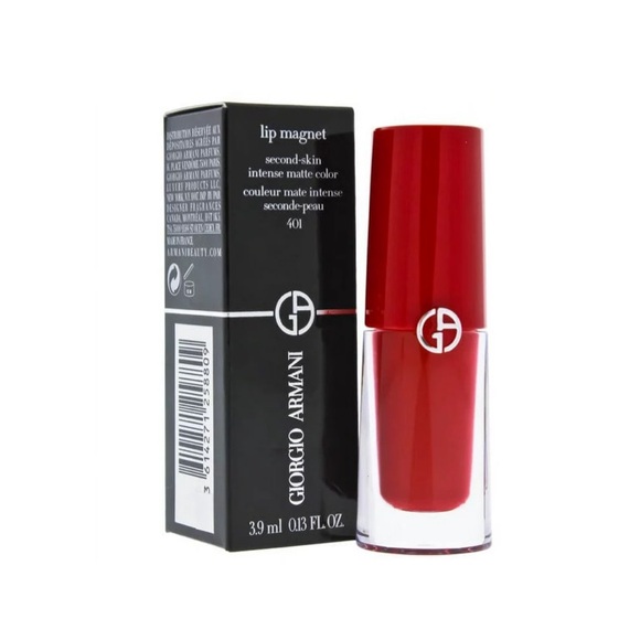 Giorgio Armani Lip Magnet Second-Skin Matte Liquid Lipstick in 401 Red Scarlatto - Picture 1 of 6